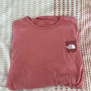 Coral North Face Men’s Size Small T-Shirt